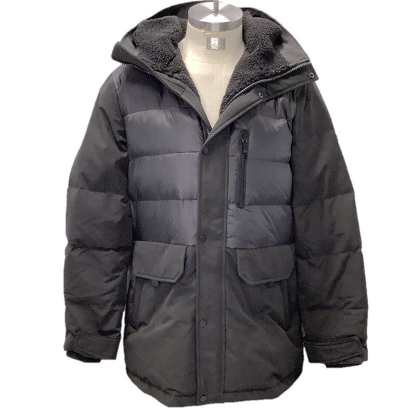 NEW VINCE CAMUTO Men's Parka Down Feather Puffer Size L